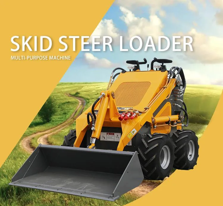 Wholesale EPA Euro5 Skid Steer Loader Skid Steer Trencher Attachments Earth Moving Machinery for Sale